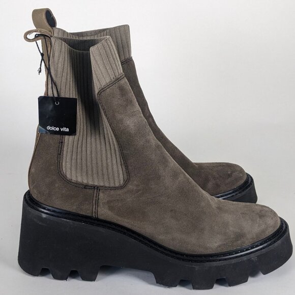 Dolce Vita Dark Grey ankle boots. Size 9.5, slight heels for comfort - Picture 1 of 5